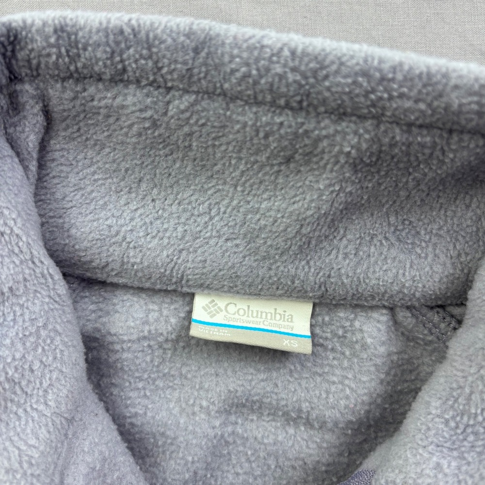 Columbia Womens Benton Springs Full Zip Fleece Jacket Lavender Purple XS Outdoor - Picture 2 of 7